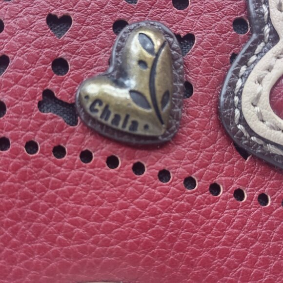 Chala Half Moon Paw Print Crossbody Purse with Adjustable Strap - Picture 3 of 13